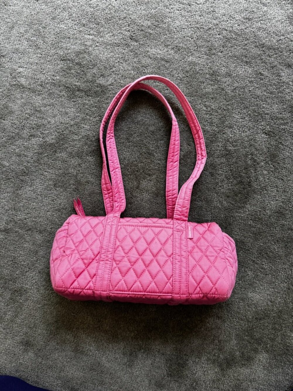 Vera Bradley Pink Quilted Handbag with Floral Interior NWT - Picture 3 of 10